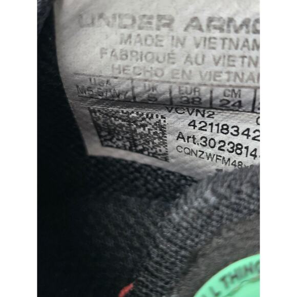 Under Armour Curry Flow Go Low Top Running Neon Shoes 3023814-006 Sneakers Walk - Picture 9 of 10